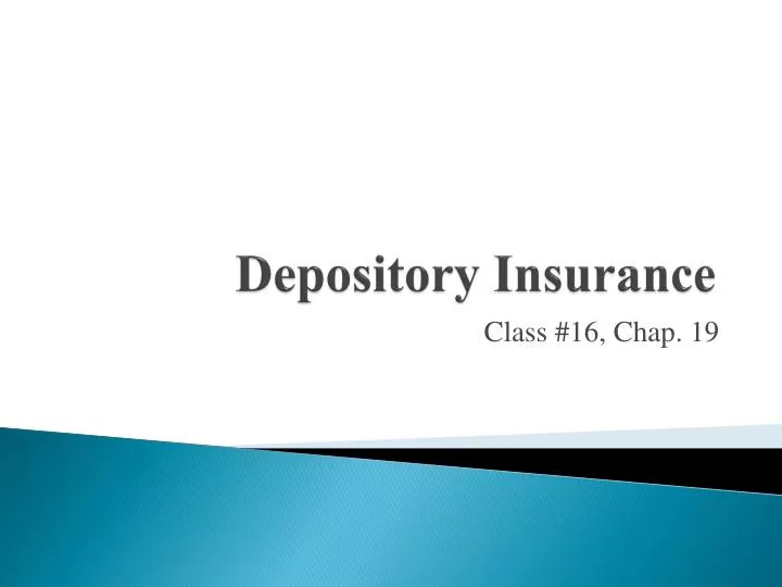 depository insurance