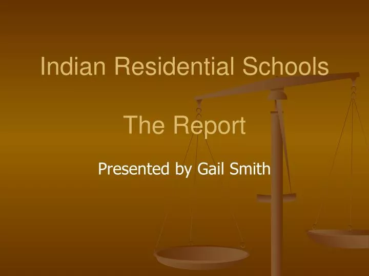 indian residential schools the report