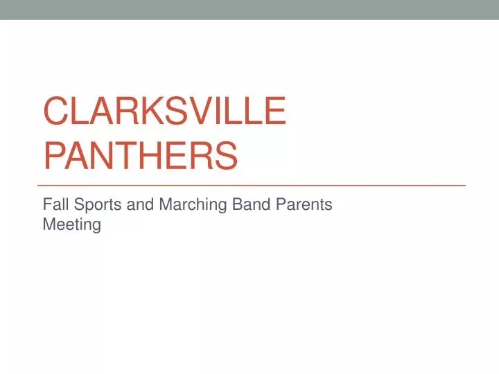 clarksville panthers