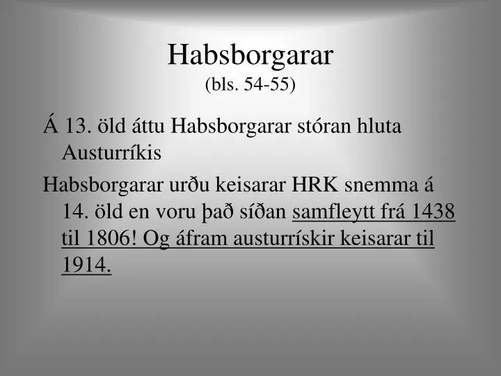 habsborgarar bls 54 55