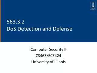 563.3.2 DoS Detection and Defense