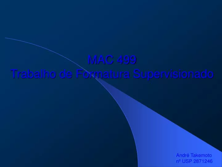 mac 499 trabalho de formatura supervisionado