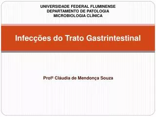 infec es do trato gastrintestinal