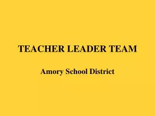 TEACHER LEADER TEAM