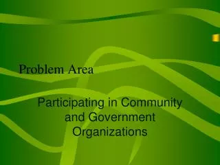 problem area