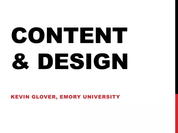 content design