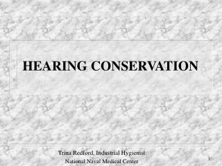 HEARING CONSERVATION