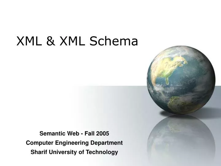 xml xml schema