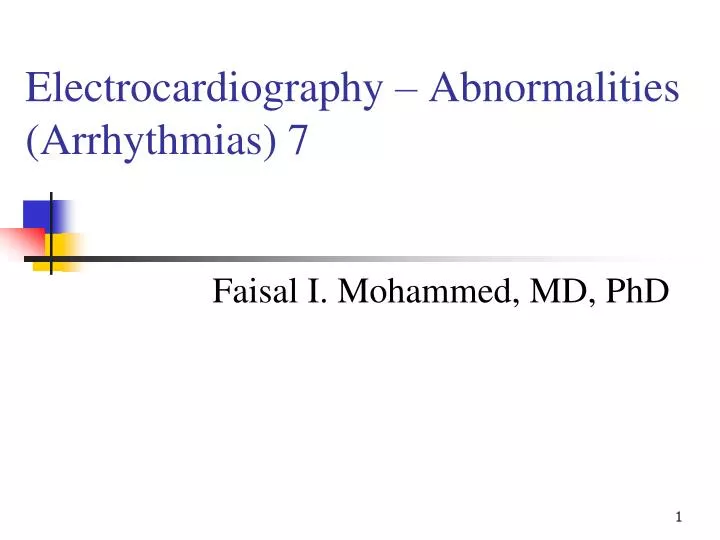 electrocardiography abnormalities arrhythmias 7