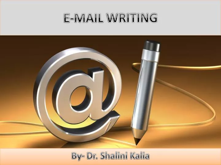 e mail writing
