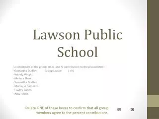 Lawson Public School