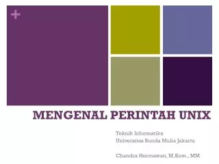 mengenal perintah unix