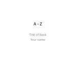 The Alphabet of Inspiration: A Journey Through Letters - slide 1