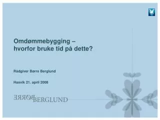 omd mmebygging hvorfor bruke tid p dette