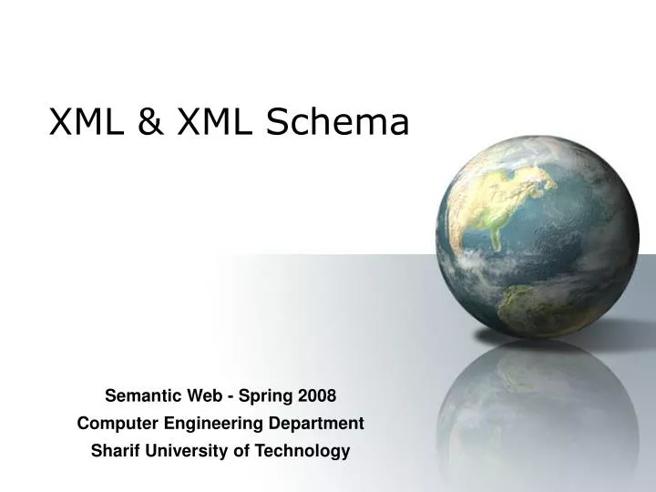 xml xml schema