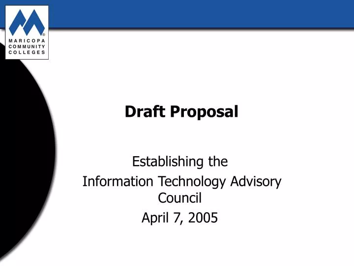 draft proposal
