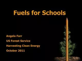 Fuels for Schools