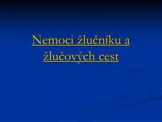 nemoci lu n ku a lu ov ch cest