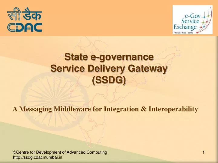 state e governance service delivery gateway ssdg