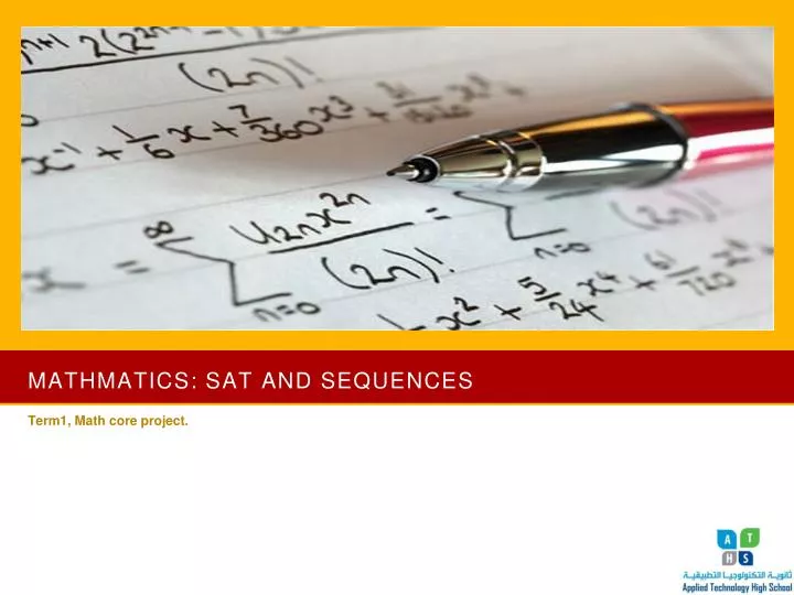 mathmatics sat and sequences