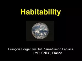 Habitability