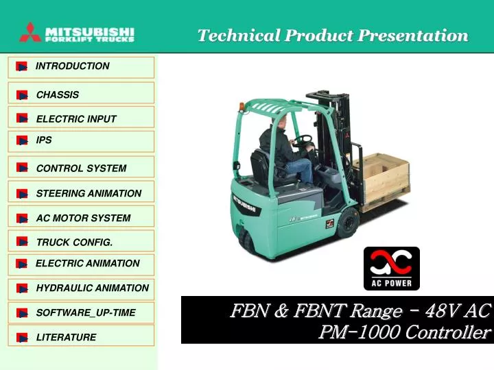 technical product presentation