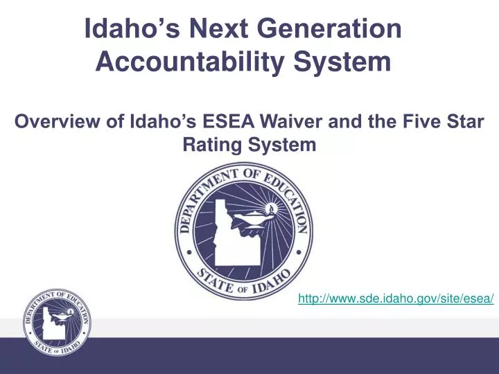 idaho s next generation accountability system