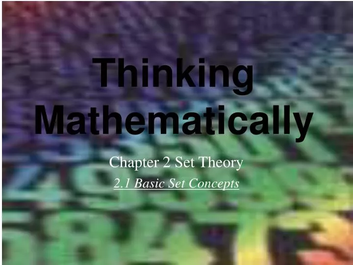 chapter 2 set theory 2 1 basic set concepts