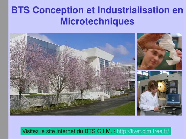 bts conception et industrialisation en microtechniques