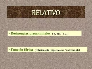 relativo