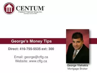 George Vlahakis Mortgage Broker