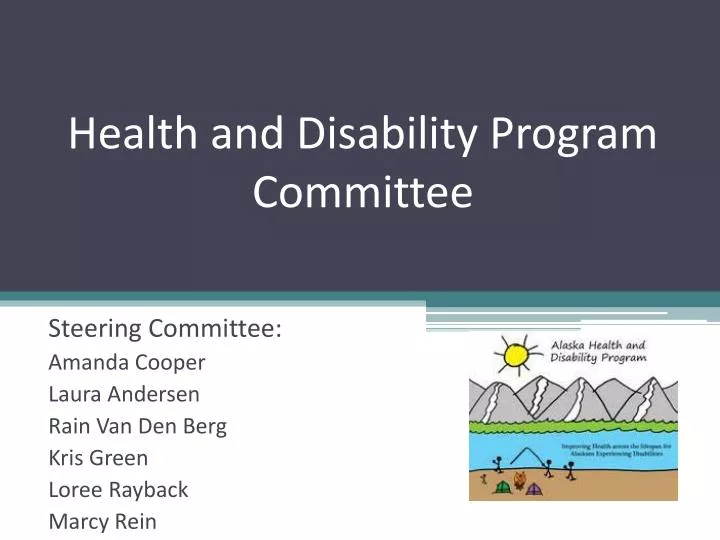 health and disability program committee