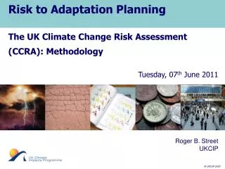 Risk to Adaptation Planning