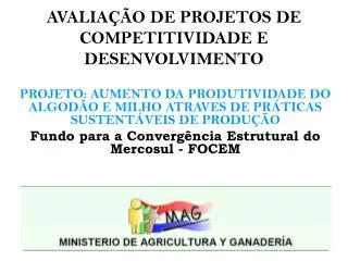 avalia o de projetos de competitividade e desenvolvimento