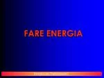 FARE ENERGIA - slide 1