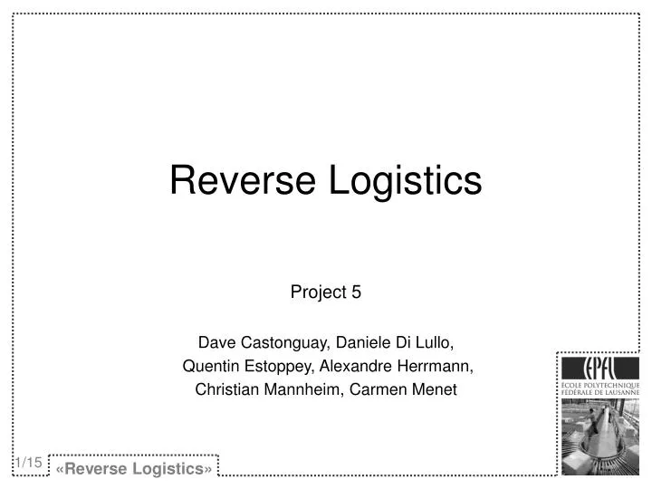 reverse logistics