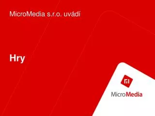 micromedia s r o uv d
