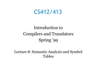 CS412/413