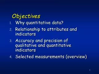 Objectives