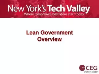 Lean Government Overview