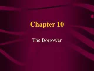 Chapter 10