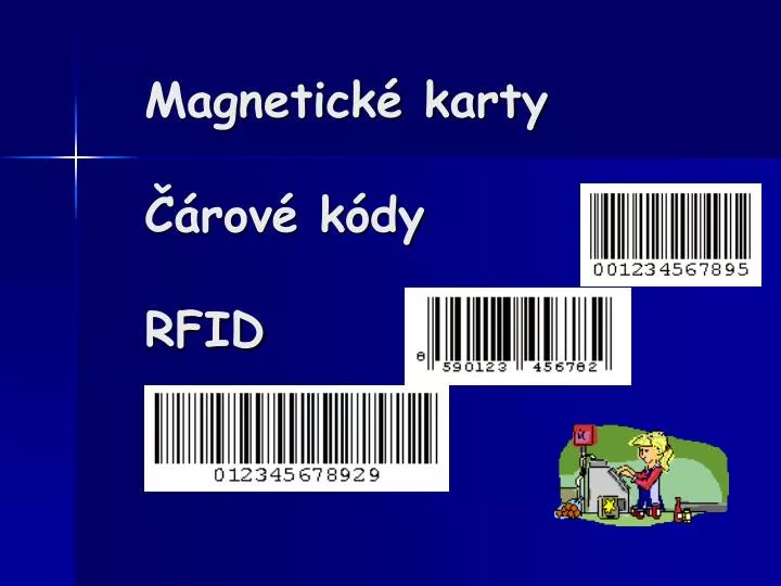 magnetick karty rov k dy rfid