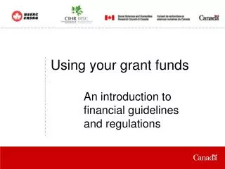 Using your grant funds