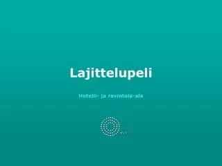 lajittelupeli