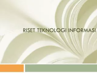 riset teknologi informasi
