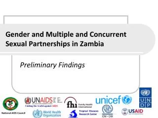 Gender and Multiple and Concurrent Sexual Partnerships in Zambia