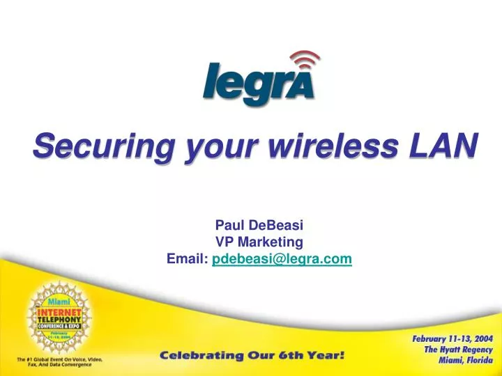 securing your wireless lan