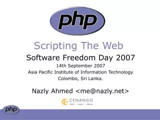 Scripting The Web