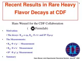 Recent Results in Rare Heavy Flavor Decays at CDF