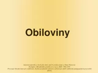 obiloviny